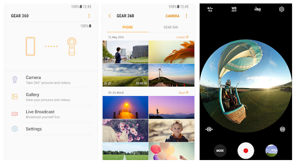 samsung gear 360 (2017) app