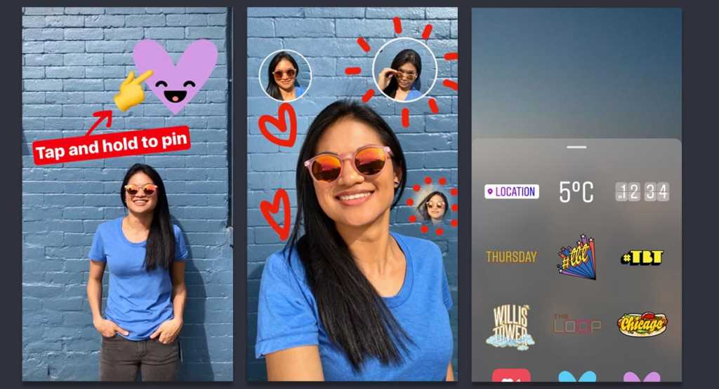 instagram mini stories stickers