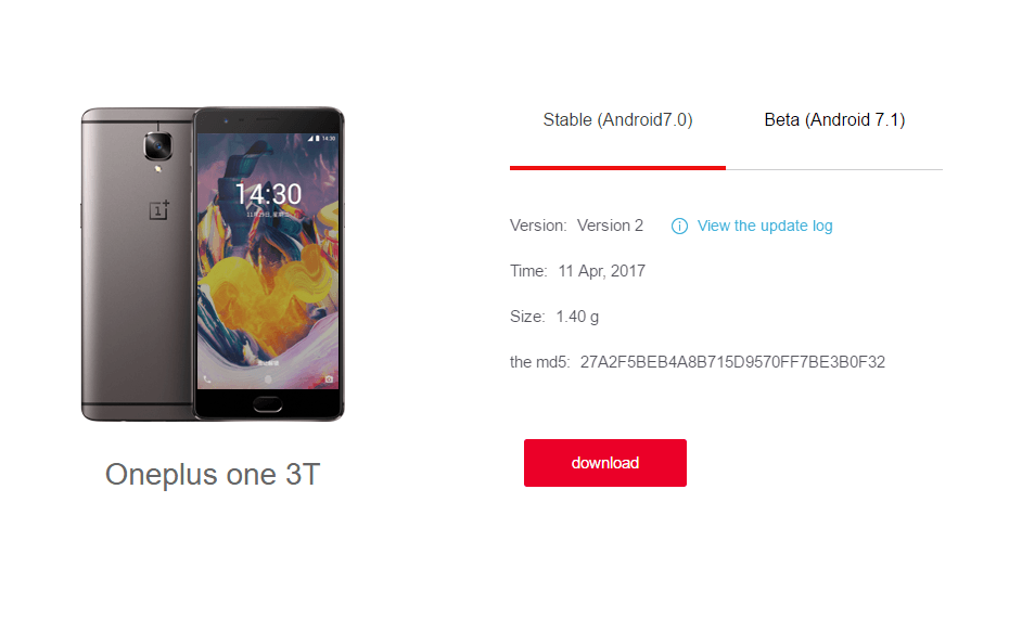 oneplus 3t is starts receiving hydrogen os 3.0 update in china