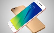 Oppo A77 front and back