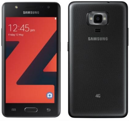 Samsung Z4 front and back