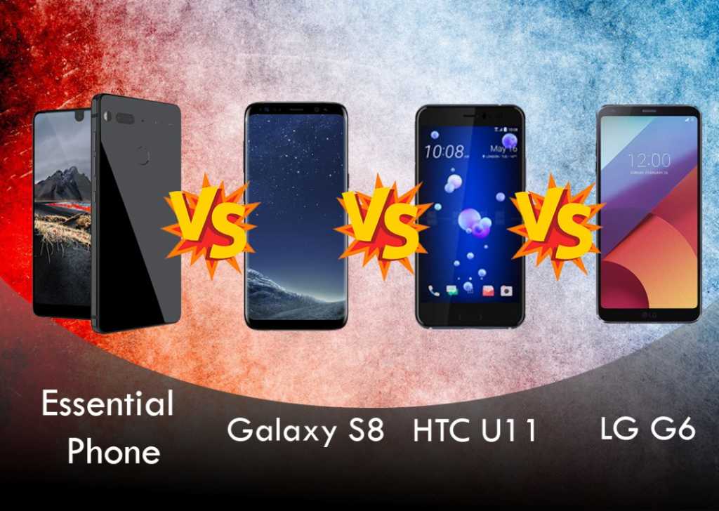 essential phone vs samsung galaxy s8 vs htc u11 vs lg g6: comparison of unique android devices comparison
