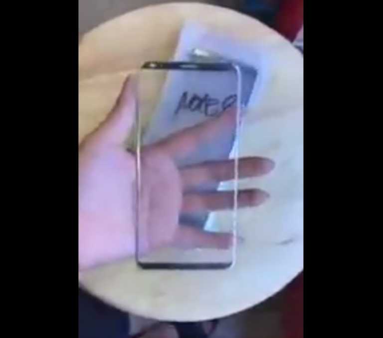 Samsung Galaxy Note 8 alleged Front Panels got leaked in a Video
