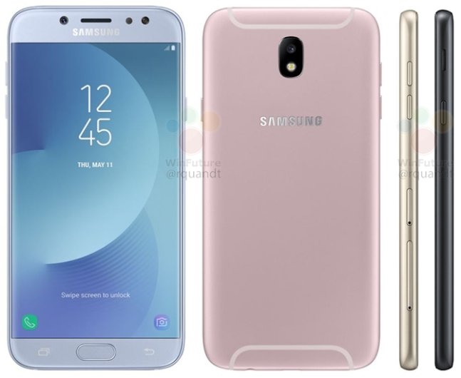 samsung galaxy j7 (2017) image leaks show a revamped design