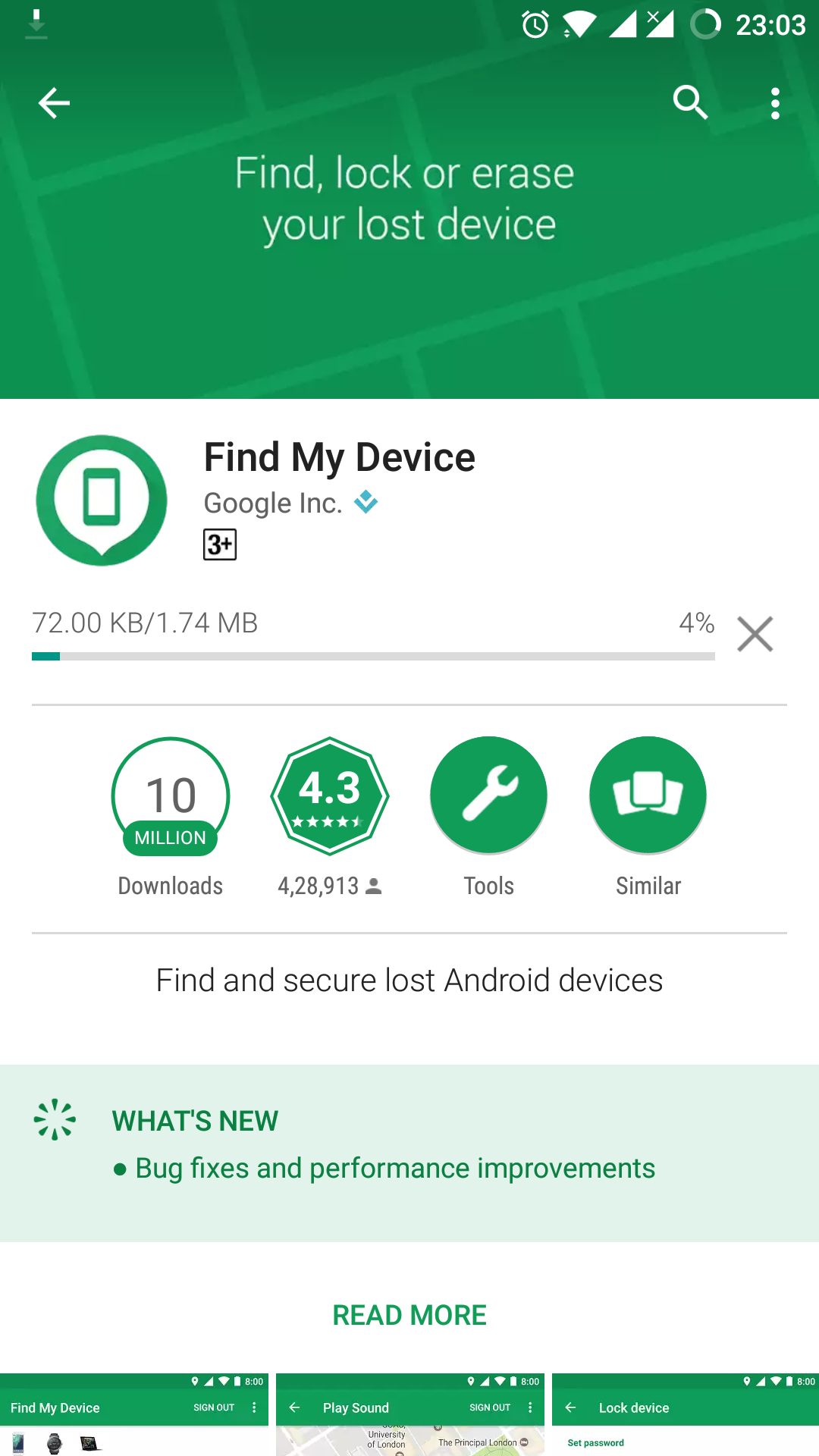 find my device android evice manager