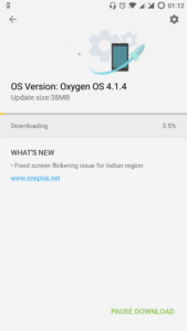 oneplus 3/3t receives oxygen os 4.1.4 update in india