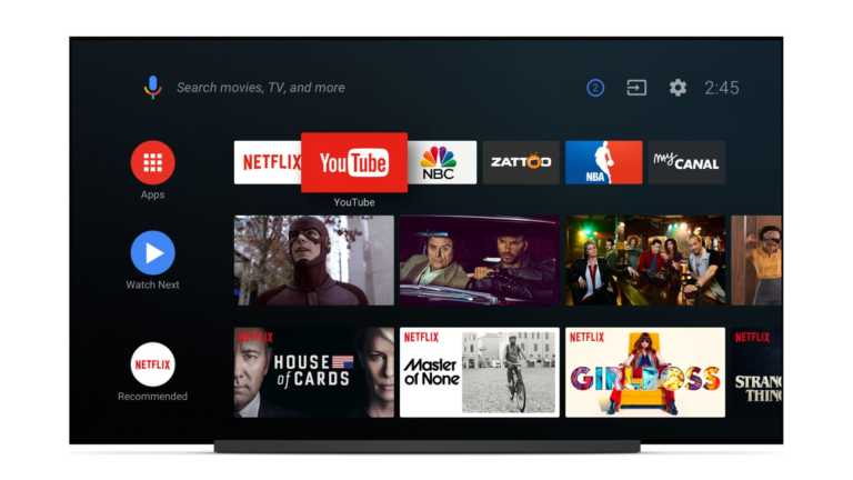 Android TV awaiting new User Interface with Android O
