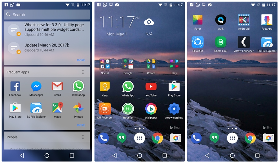 microsoft updates arrow launcher to take notes, add app shortcuts