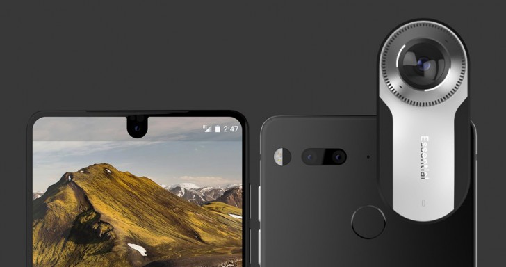 essential phone display