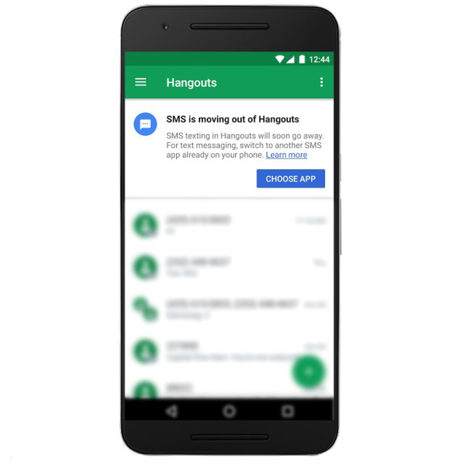 hangouts sms support is dead as of 22nd may 2017