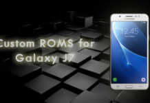 Custom ROMS for Galaxy J7