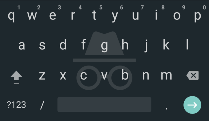 gboard incognito mode