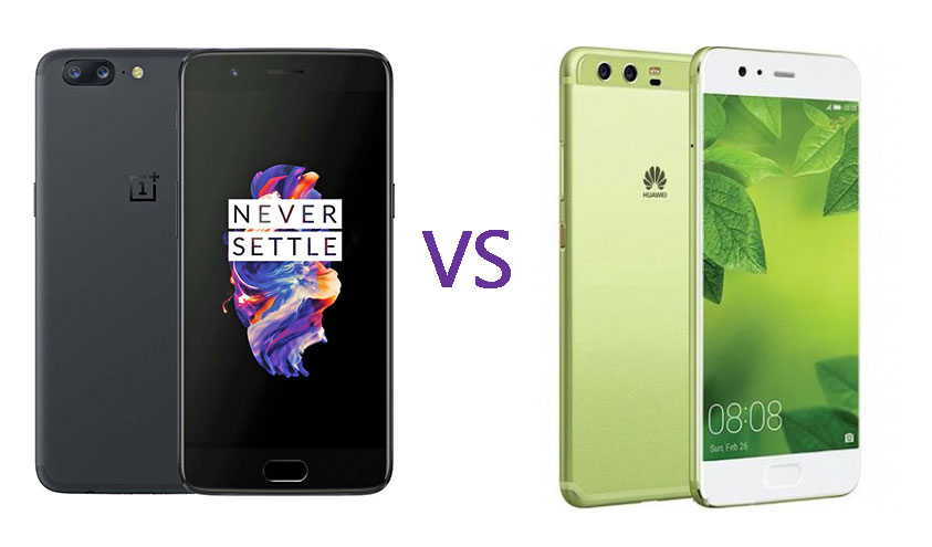 oneplus 5 vs huawei p10