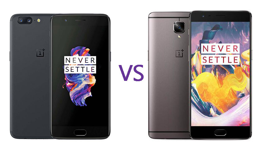 oneplus 5 vs oneplus 3t