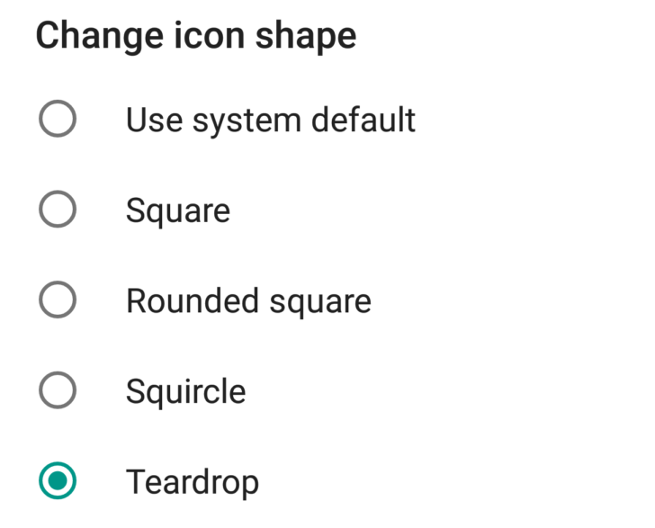 android o highlight: pixel launcher to get a new teardrop icon shape