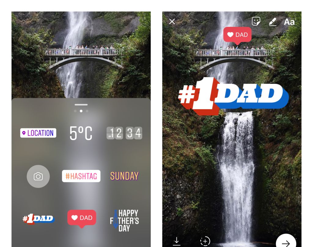 instagram 10.26.0 rolling out in play store with enhanced direct and father's day stickers