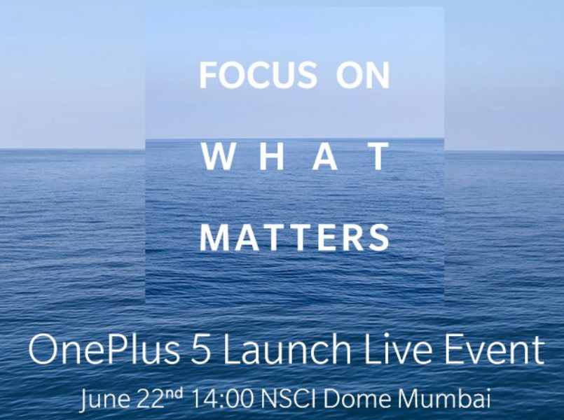 oneplus 5 all-set for june 22 launch in india