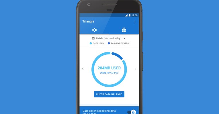 google introduces triangle a data-saving app