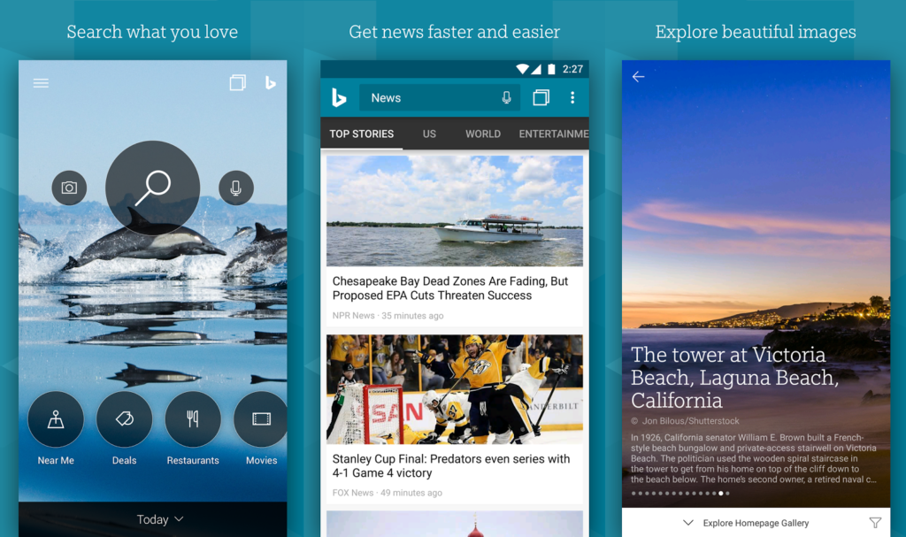 microsoft bing android app receives complete overhaul after an update
