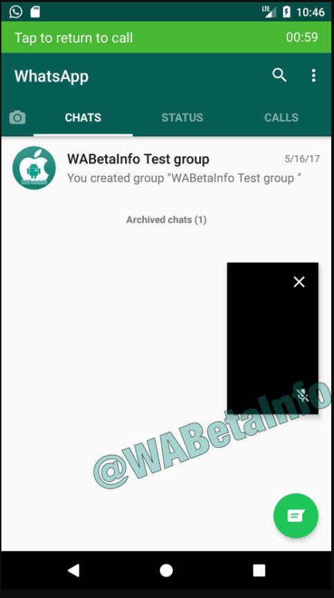 whatsapp adds pip video calls for android o