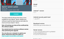 sony xperia xz update