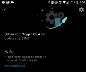 oneplus starts rolling out software update for oneplus 5 to fix 911 reboot bug