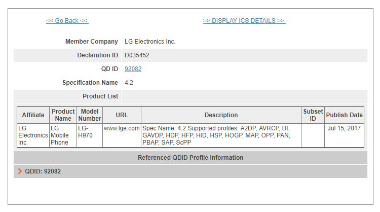 lg v30 gets bluetooth sig certification, will be launching very soon