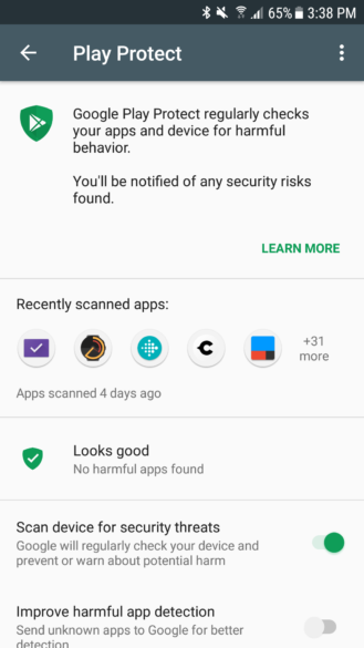 google is rolling out play protect security suite to android devices