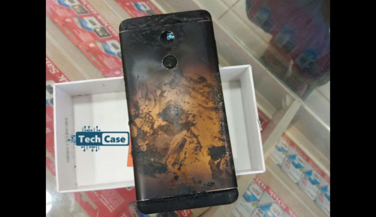 redmi note 4 burnt