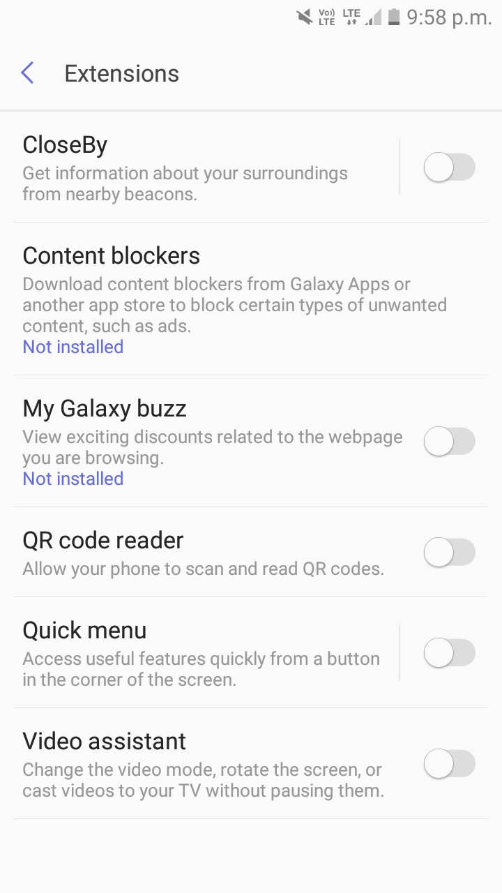 stable samsung internet browser v6.0 available for download