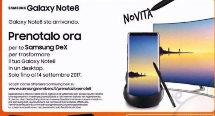 galaxy note 8 italy