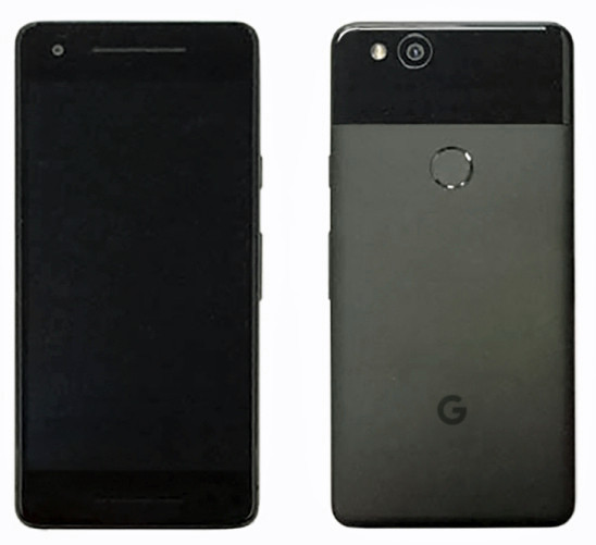 new google pixel 2 renders show the phone with big bezels and stereo speakers