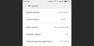 MIUI 9 China developer beta for Redmi Note 3
