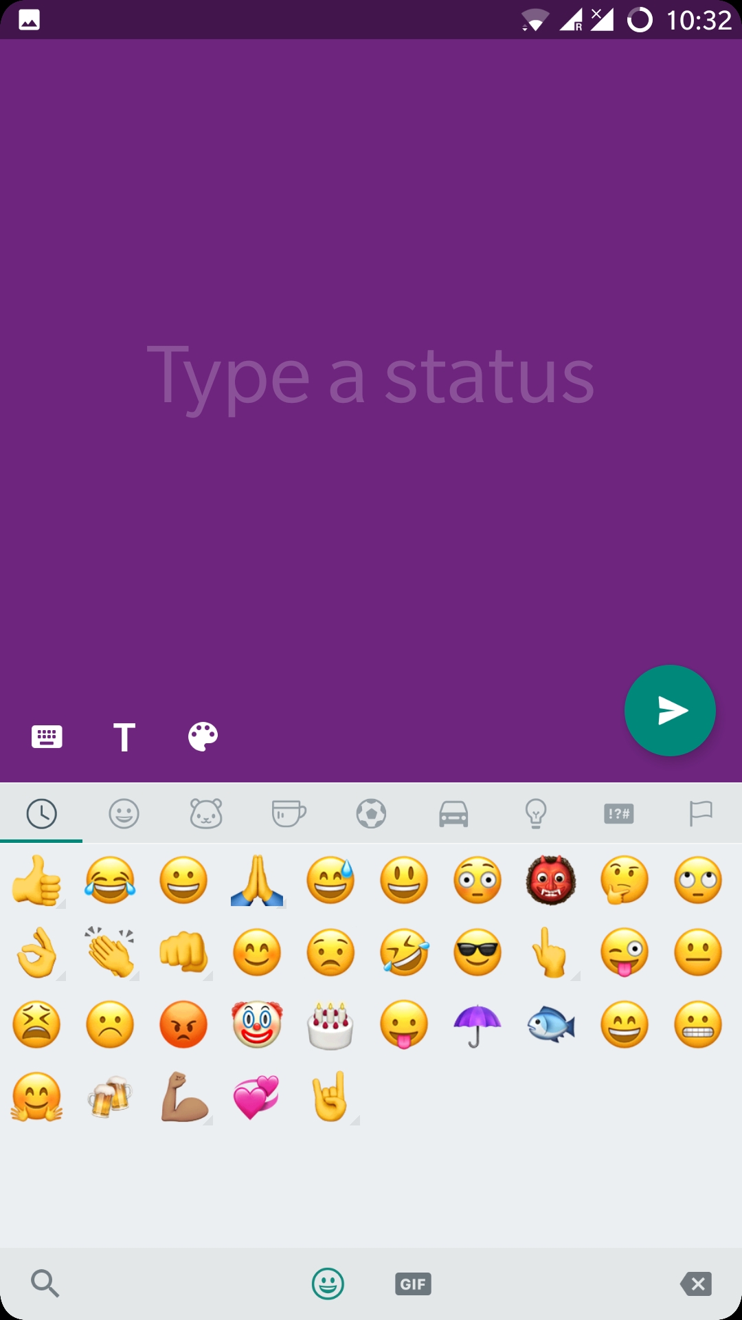 whatsapp beta update adds facebook like colourful status