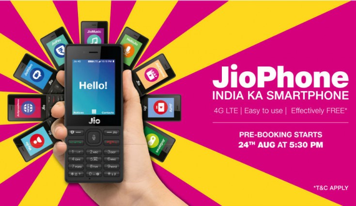 jio phone pre-order 