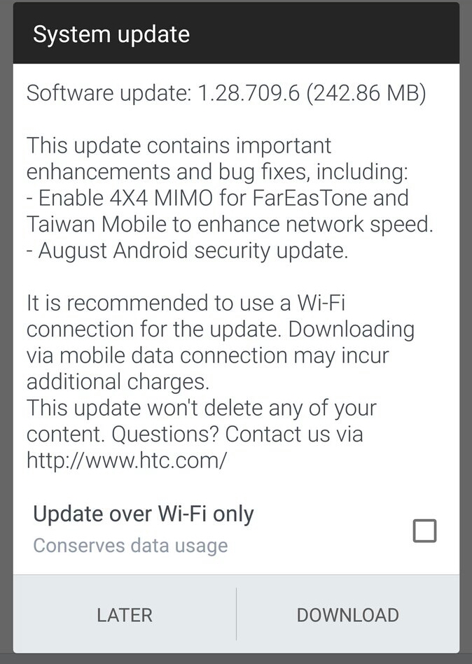 htc u11 starts receiving august security patch update