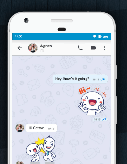 bbm messenger for android & ios features redesigned chat screen and bubbles, new sticker shop and more