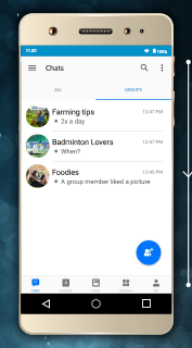 bbm messenger for android & ios features redesigned chat screen and bubbles, new sticker shop and more