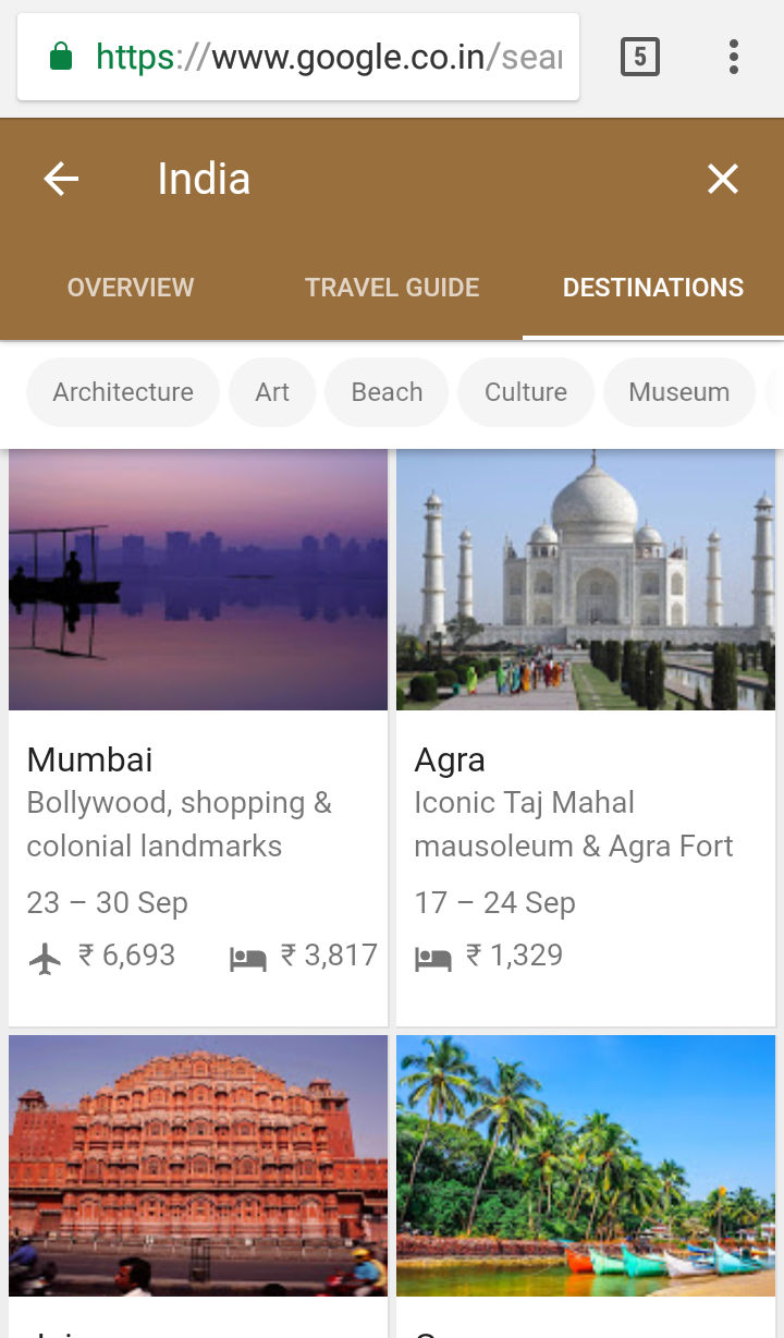 google trips, flights, and destinations supports 20 new languages in 26 new countries