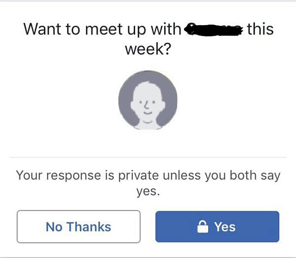 facebook experimenting "a new way to meet up"