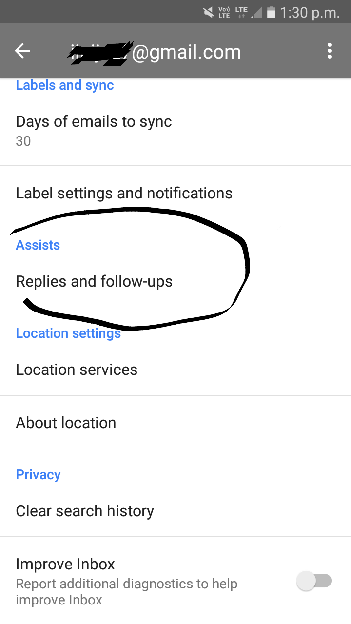 inbox by gmail now assist you to reply and follow-up your mails