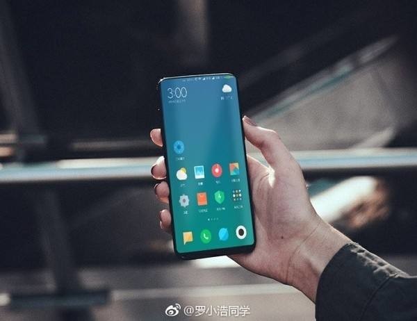 another live image of the mi mix 2 leaks, concurs with previous renders