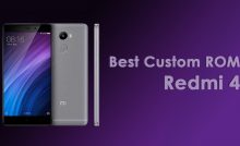 custom rom redmi 4