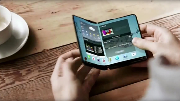 samsung confirms a foldable phone is coming next year