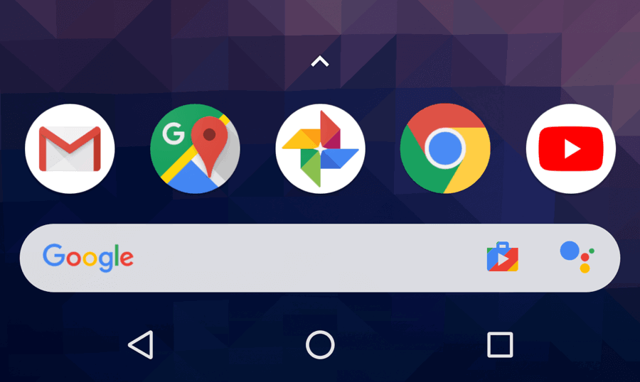 new action launcher update brings "at a glance" widget, coloured search box icons and bug fixes