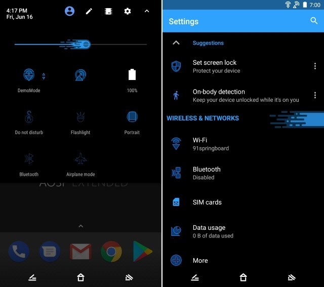 dark-matter substratum themes