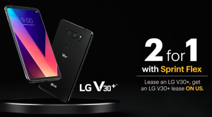 sprint offering bogo promo for lg v30+