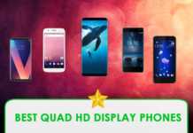 best quad hd display phones