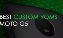 moto g5 custom roms