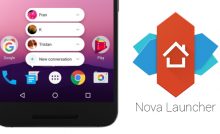 nova launcher app shortcuts